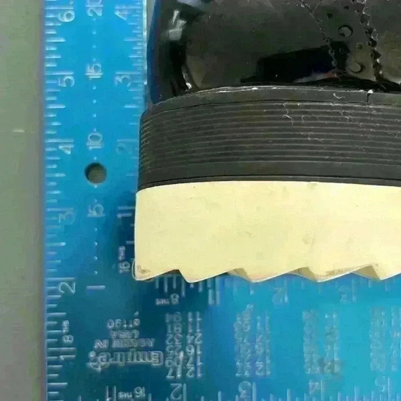 Ladies Zara Patent Oxford lace up shoes- size 40 super fun - Picture 11 of 11